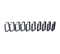 Orivin 10 PCS Metallic Cable Manager Ring Network Rack Cable Management Ring for Network Patch Cables, Fiber Optic