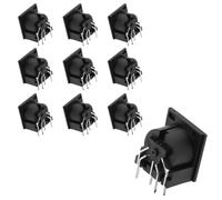 Orivin 10 Pcs PCB Panel Mount Socket DIN5 DIN 5-Pin Female DS-5-01 MIDI