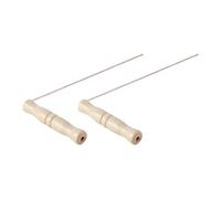 Orivin 1Pcs 99.9% Pure Copper Probes Rod, Dowsing Rods Copper, Dowsing Rod Rotation Tool For Divination Tool With Wooden Handles