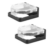 Orivin 2 PCS 22mm Power Push Button Switch Cover With Spring Dustproof Safety Protector for PC Engine Start