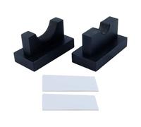 Orivin 2 PCS Baseball Bat Display Case Bracket Black Baseball Bat Mount Display Case Horizontal Rack,Softball Holder