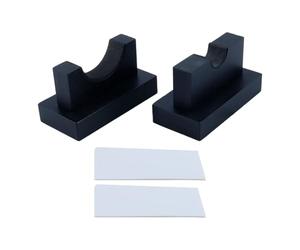 Orivin 2 PCS Baseball Bat Display Case Bracket Black Baseball Bat Mount Display Case Horizontal Rack,Softball Holder