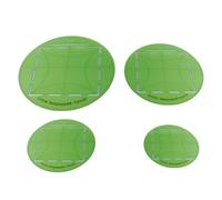 Orivin 4Pcs Circle Quilting Template Set 4 5 8 10 Inch Round Acrylic Green Sewing Rulers for Cutting Patterns Layer Cake Fabric