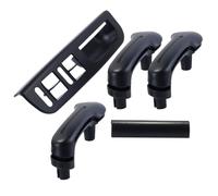 Orivin 5Pcs Black Door Handle Cover Window Glass Plate Knob Control Suitable for Golf 4 MK4 1998 2004 Interior Door Handle Switch Panel