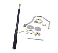 Orivin A Set Of Attic Ladder Pull Down System Kit,Loft Ladder Pole with Hook, 3 Installation Methods Telescopic Loft Hatch Pole Pull