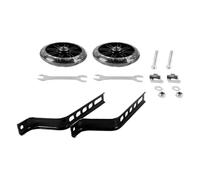Orivin A Set Of Bicycle Stabilisers,2 Pieces Adjustable Auxiliary Wheels,Universal Stabilisers,for 12 14 16 18 20 Inch Single Speed Bike