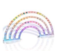 Orivin Acrylic Earring Holder Jewelry Stand Rainbow Cloud Design Display Organizer for Earrings Necklaces Storage Rack
