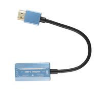 Orivin AR Mirror HD High Definition Type C Computer External Monitor HDMI to Type C Cable with PD3 0 100W Charging DC 5V Blue