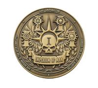 Orivin Compatible with Warhammer 40k Collector's Coin Imperium Of Man 1 Pcs