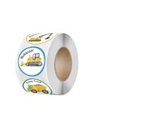 Orivin Construction Vehicle Reward Stickers, Trucks Excavators Tractors Sticker Label, for Boys Party Favors, Teacher Award