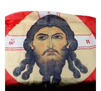 Orivin Jesus Imperial Gonfalon Christ Religion Faith Face Imperial Russian Flag Indoor and Outdoor Banner (3x5ft)