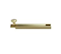 Orivin Latch, 1PC Brass Door Bolt Unrust Simple Barrel Bolt Lock for Room,Window Locks,Toilet Gate and Shed Doors(75mm Brushed Gold)