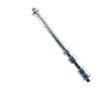 Orivin Rear Wheel Axle, 12 Mm 210 Mm Front Front Rear Axle Wheel with 3 Spacers