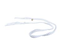 Orivin Rustic Wedding Handfasting Cord - Celtic Pattern Lasso with Pendants & Traditional Lazos Design in Otton Tone(White)