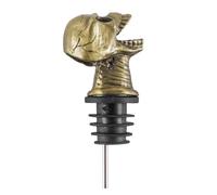 Orivin Skull Wine Aerator Pourer Spout Alloy 2-in-1 Skeleton Wine Bottle Pourer and Preservation Stopper