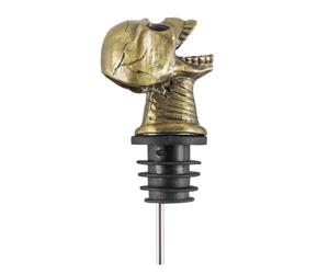 Orivin Skull Wine Aerator Pourer Spout Alloy 2-in-1 Skeleton Wine Bottle Pourer and Preservation Stopper
