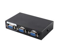 Orivin VGA Switch Box 2 IN 1 OUT Audio Video Switcher Splitter Dual Monitor 1080P 2 Port Video Sharing Selector Adapter Support VGA, XVGA, Switch for PC, Projector