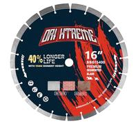 ORIXTREME 16 Inch Diamond Saw Blade, General Purpose Segmented Blade | Dry/Wet Cutting Concrete, Reinforced Concrete, Masonry, Brick, Block, 1"-20mm Arbor