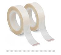 Orizizhic 2 Roll Led Light Strip Tape 0.59 in × 29.53 ft Light Dimming Masking Cover Soften Blocking Lighting Sticker Cabinet Diffuser Strip TV Backlight (Off White, 10% Lights Blocking)