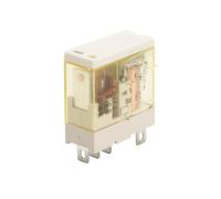ORJ1SL ORJ2SL 1Set or 2 Set Intermediate relay small electromagnetic power relay 12A With light(DC24V,ORJ1SL)