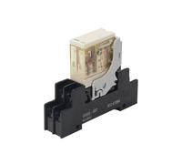 ORJ1SL ORJ2SL 1Set or 2 Set Intermediate relay small electromagnetic power relay 12A With light(DC24V,ORJ2SL with base)