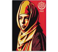 Orjdjz Wxkbl Aesthetic Pop Prints Shepard Fairey《Universal Personhood》Poster Shepard Fairey Canvas Wall Art and Painting for Home Decor Picture 60x80cm No Frame