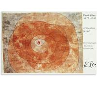 Orjdjz Wxkbl At The Core Poster by Paul Klee Canvas Wall Art Aesthetic Prints Minimalist Paul Klee Painting for Home Office Picture Decor 16x24inx1 Frameless