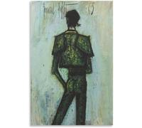 Orjdjz Wxkbl Bullfighter by Bernard Buffet Poster and Prints Vintage Wall Art Picture Bernard Buffet Canvas Painting for Office Home Decor 40x60cm Frameless