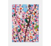 Orjdjz Wxkbl Damien Hirst Cherry Blossoms Poster Damien Hirst Colorful Polka Dots Canvas Wall Art Damien Hirst Prints and Painting for Home Decor 40x55cm No Frame