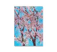 Orjdjz Wxkbl Damien Hirst Poster《Cherry Blossom Tree》Prints Modern Wall Art Damien Hirst Canvas Painting Pop Pastel Picture for Home Room Decor 40x60cm Unframed
