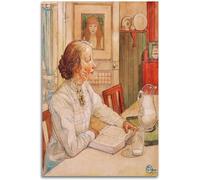 Orjdjz Wxkbl Eldest Daughter By Carl Larsson Poster and Prints Carl Larsson Canvas Wall Art Carl Larsson Painting for Home Picture Decor 60x80cmx1 No Frame