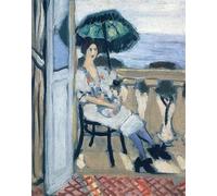 Orjdjz Wxkbl Henri Matisse Canvas Wall Art Woman holding umbrella Prints Abstract Henri Matisse Poster and Painting for Home Picture Decor 40x50cmx1 Frameless