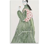 Orjdjz Wxkbl Henri Matisse Poster Boho Lines Girl Wall Art Abstract Prints Henri Matisse Canvas Painting Fashion Picture for Home Wall Decor 16x20in Frameless
