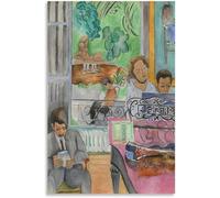 Orjdjz Wxkbl Henri Matisse Posters《The Music Lesson》Canvas Painting Henri Matisse Wall Art Aesthetic Prints for Home Wall Decor Picture 16x20inx1 Unframed