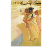 Orjdjz Wxkbl Joaquin Sorolla Poster and Prints Joaquin Sorolla Impressionists Canvas Wall Art Landscape Painting for Home Decor Picture 40x60cm Frameless