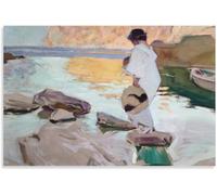 Orjdjz Wxkbl Joaquin Sorolla Poster and Prints Joaquin Sorolla Impressionists Canvas Wall Art Landscape Painting for Home Decor Picture 40x60cm Frameless