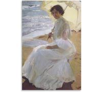 Orjdjz Wxkbl Joaquin Sorolla Poster and Prints Joaquin Sorolla Impressionists Canvas Wall Art Landscape Painting for Home Decor Picture 40x60cm Frameless