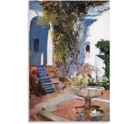 Orjdjz Wxkbl Joaquin Sorolla Poster and Prints Joaquin Sorolla Impressionists Canvas Wall Art Landscape Painting for Home Decor Picture 40x60cm Frameless