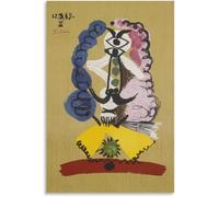 Orjdjz Wxkbl Pablo Picasso Wall Art《Imaginary Portraits》Poster Abstract Canvas Painting Pablo Picasso Prints Vintage Picture for Bedroom Decor 50x70cm Frameless