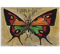 Orjdjz Wxkbl Papillon by Bernard Buffet Poster and Prints Vintage Wall Art Picture Bernard Buffet Canvas Painting for Home Office Decor 40x60cmx1 Frameless