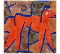 Orjdjz Wxkbl Paul Klee Poster Abstract Wall Art《Wild Animal at Bay》Canvas Painting Paul Klee Prints Aesthetic Picture for Living Room Decor 40x40cm Frameless