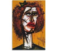 Orjdjz Wxkbl Red Head by Bernard Buffet Poster and Prints Vintage Wall Art Picture Bernard Buffet Canvas Painting for Office Home Decor 40x60cmx1 Frameless