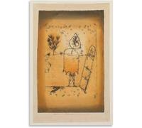 Orjdjz Wxkbl Winter Journey by Paul Klee Poster Abstract Cubism Wall Art Paul Klee Prints Vintage Painting Canvas for Office Wall Decor 40x60cmx1 Frameless