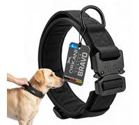 ORKANI Bravo Dog Collar - Premium Collar with Metal Buckle and Handle, Padded and Wide for Medium and Large Dogs (L)
