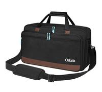ORKELS DJ Controller Case for Pioneer RX/NI Traktor Kontrol S8/DDJ SX SX2 SX3/DDJ 800 808/DDJ FLX6 - Carrying Bag with Strap for Controller, Laptop, Headphones & Cables - L-27.6''x5.5''x15.7''