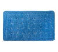 Orkney - Crosshatch Bath mat in Blue - TJ Hughes
