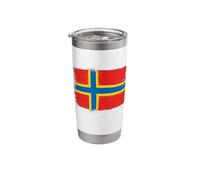 Orkney Islands Flag Scottish Expats Pride or Proud Orcadians Stainless Steel Insulated Tumbler