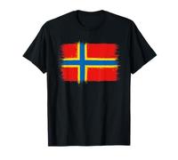 Orkney Islands Flag Scottish Expats Pride or Proud Orcadians T-Shirt