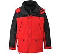 Orkney Mens 3-in-1 Breathable Jacket Red 2XL