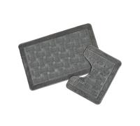 Orkney Silver Bath Mat and Pedestal Set